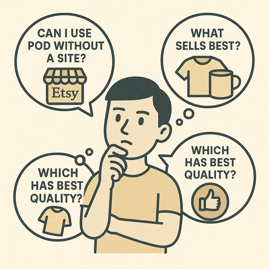 Question bubbles around a central character.webp