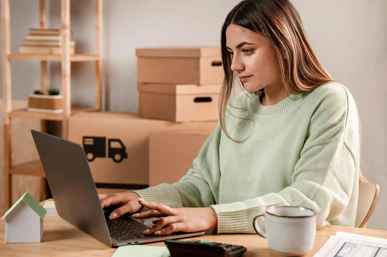 Woman Ecommerce photo and picture