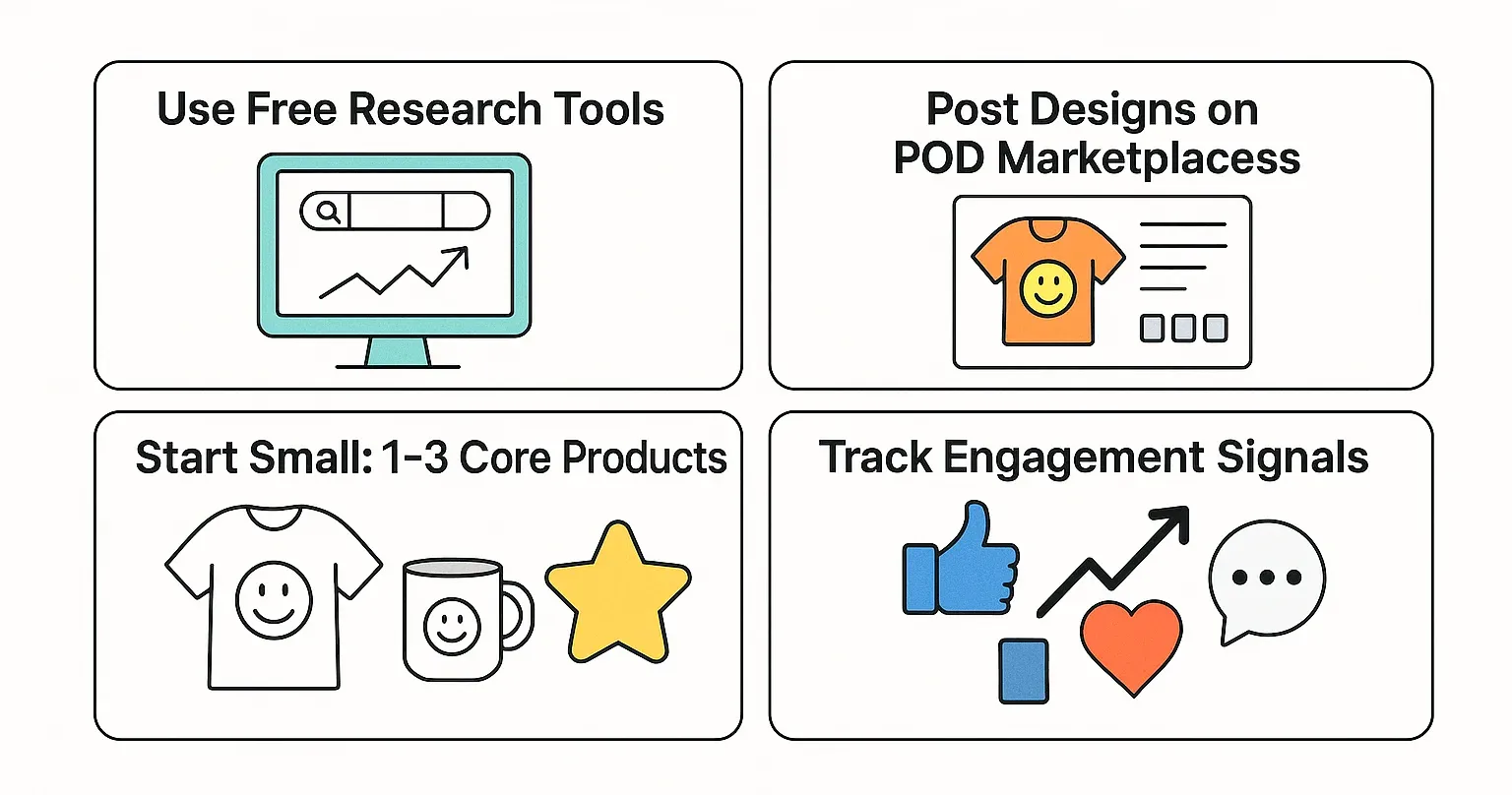 Ways to validate a print-on-demand niche