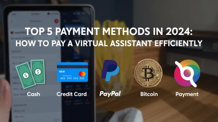 Top 5 Payment Methods in 2024: How to Pay a Virtual Assistant Efficiently